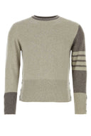 Thom Browne Zwei -Ton -Kaschmirpullover