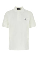 Polo di fred Perry White Piquet