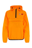 Comme Des Garcons Play Fluo Orange Nylon K Way