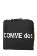 Custodia per monete in pelle nera Comme des Garcons