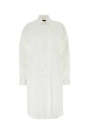 Balenciaga White Poplin Shirt Dress