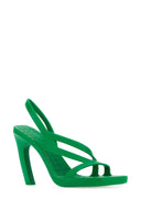 Bottega Veneta Grass Green Rubber Jimbo Sandals