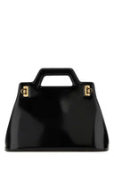 Salvatore Ferragamo de cuero negro Wanda M Bolso