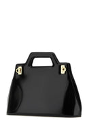 Salvatore Ferragamo de cuero negro Wanda M Bolso