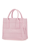 Salvatore Ferragamo Pink Fabric Beach S Handbag