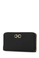 Salvatore Ferragamo Black Leder Brieftasche
