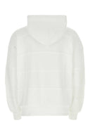 Botter weiße Baumwolle übergroßes Sweatshirt