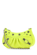 Balenciaga Fluo Yellow Leather Lea Cagole Mini borsetta
