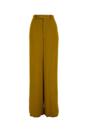 Saint Laurent Ocker Satin Wide Leg Pant