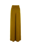 Saint Laurent Ocker Satin Wide Leg Pant