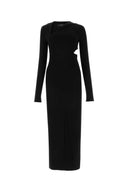 Versace Black Jersey Kleid