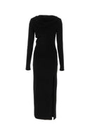Versace Black Jersey Kleid