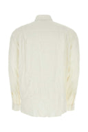 Dolce & Gabbana Elfenbein Stretch Seidenhemd