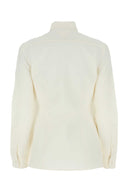 Prada Ivory Paper e Viscose camicia