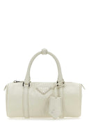 Prada White Leather Small Handbag