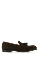 Crockett&Jones Chocolate Suede Cavendish 2 Loafers