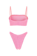 Hunza G Fluo Pink Stretch Nylon Gigi Bikini