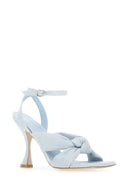 Stuart Weitzman Light Blue Denim Playa Sandals