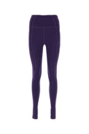 Leggings sudato di poliestere tratto viola betty viola