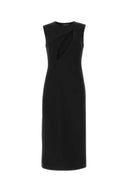 Versace Black Acetat Mischkleid