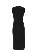 Versace Black Acetat Mischkleid