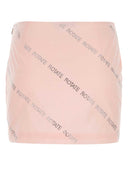 Rotate Birger Christensen Pastel Pink Poplin Mini Skirt