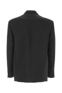 Valentino Garavani Graphit Wolle Blazer