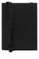 Jil Sander Black Leather Small Tangle Crossbody Bag