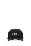 Valentino Garavani Black Nylon Baseballkappe