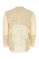 Marine Serre Two Tone Crochet Oversize Sweater
