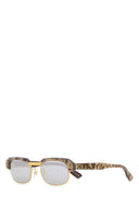 Bedruckte Gucci-Sonnenbrille aus Acetat und Metall