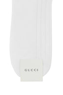 Calzini Gucci in misto cotone elasticizzato bianco