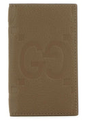 Portacarte Gucci in pelle kaki
