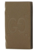 Portacarte Gucci in pelle kaki