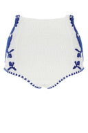 Yuliya Magdych Embroidered Cotton Culotte