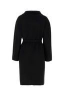 Max Mara Black Cashmere Lilia Coat