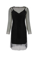 Max Mara Embellished Mesh Vezzo Mini Dress