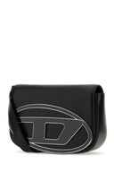 Diesel Black Leather 1 Dr M Shoulder Bag
