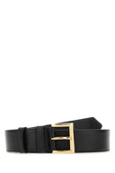 Prada Black Leather Belt