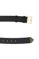 Prada Black Leather Belt
