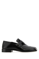 Maison Margiela Black Leather Tabi Loafers