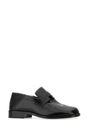 Maison Margiela Black Leather Tabi Loafers