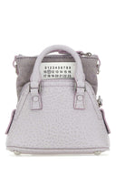 Maison Margiela Lilac Leather And Fabric 5 Ac Classique Baby Handbag