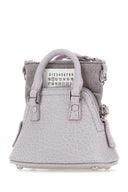 Maison Margiela Lilac Leather And Fabric 5 Ac Classique Baby Handbag
