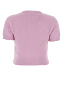 Maison Margiela Lilac Angora Blend Cardigan