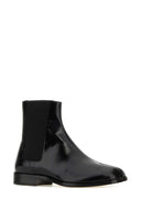 Stivaletti Tabi in pelle nera Maison Margiela