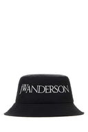 Jw Anderson Black Nylon Blend Bucket Hat