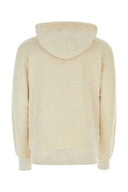Jw Anderson Melangã¨ Ivory Stretch Cotton Sweatshirt