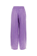 JW Anderson Light Purple Viscose and Acetate Pant