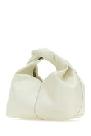 Jw Anderson Ivory Leather Mini Twister Hobo Handbag